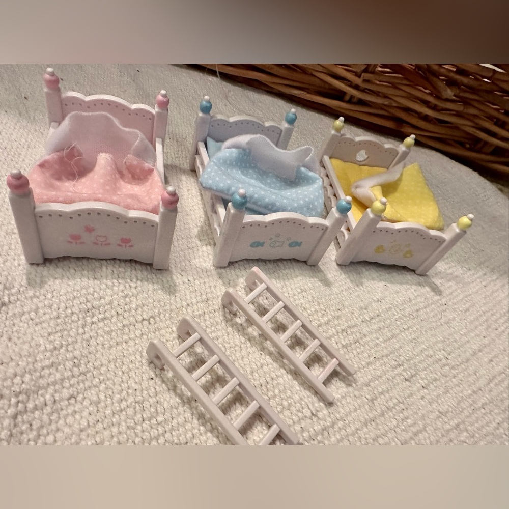 Calico Critters Triple Baby Bunk Beds